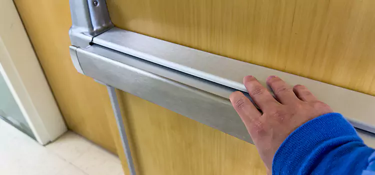 Installing a Push Bar on a Door Jefferson City